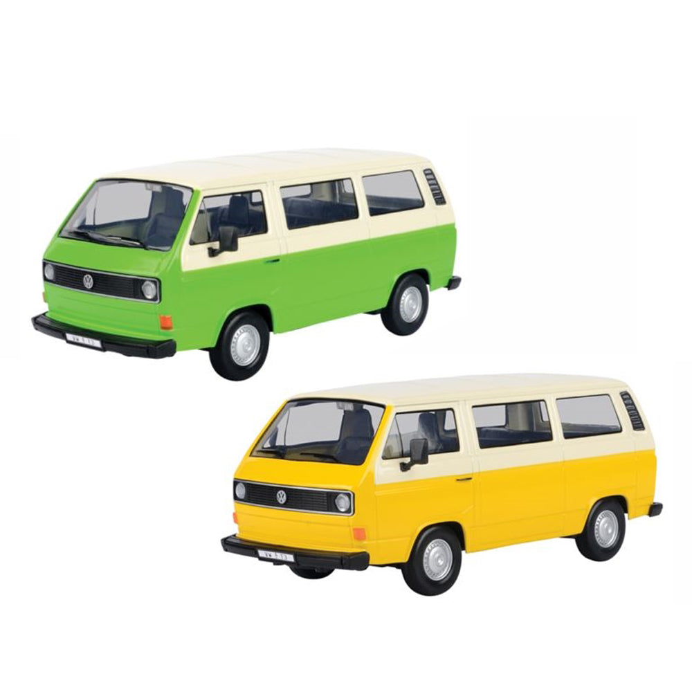 Motormax 1:24 Scale Volkswagen Type 2 T3 Bus 2 Colors Choices Diecast Model