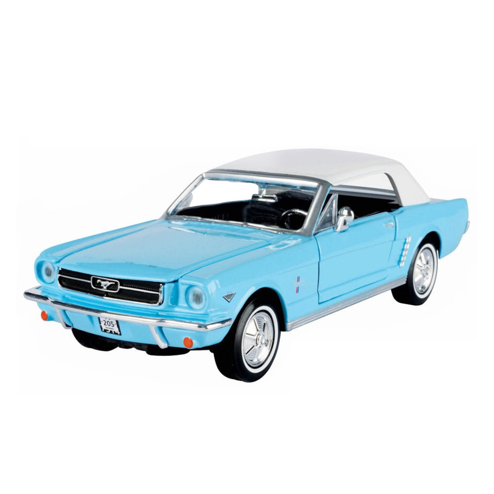 Motormax 1:24 Scale 1964 1/2 Ford Mustang Hard Top Thunderball James Bond Model Car