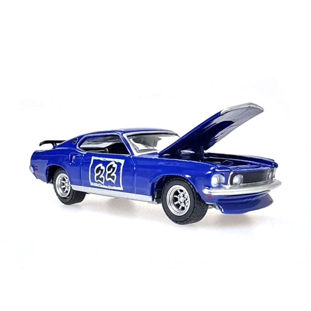DDA 1:64 Scale #22 2022 Toy Fair Car 1969 Ford Trans Am Mustang Diecast Model
