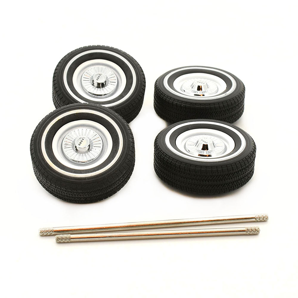 DDA 4 Pieces Custom XP Falcon Standard Wheel For 1:18 Scale Car Model