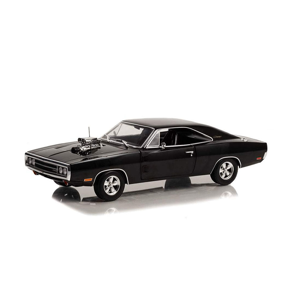 Greenlight 1:18 Scale Black 1970 Dodge Charger With Blown Engine Diecast Car