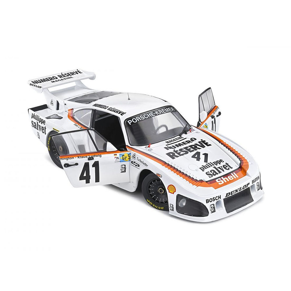 Solido 1:18 Scale #41 Porsche 935 K3 Winner Diecast Racing Car Toy Model Gift
