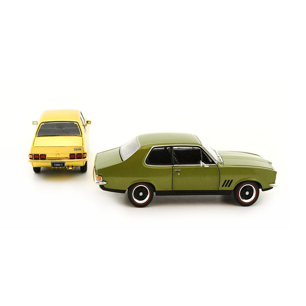 DDA 1:24 Scale 1972 Holden LJ Torana Green LJ GTR Gold LJ GTR XU1 50th Anniversary Set