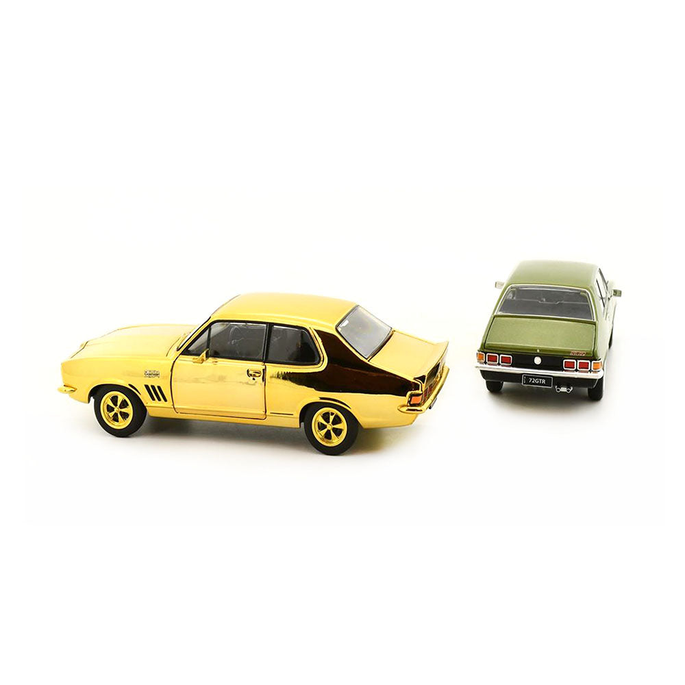 DDA 1:24 Scale 1972 Holden LJ Torana Green LJ GTR Gold LJ GTR XU1 50th Anniversary Set