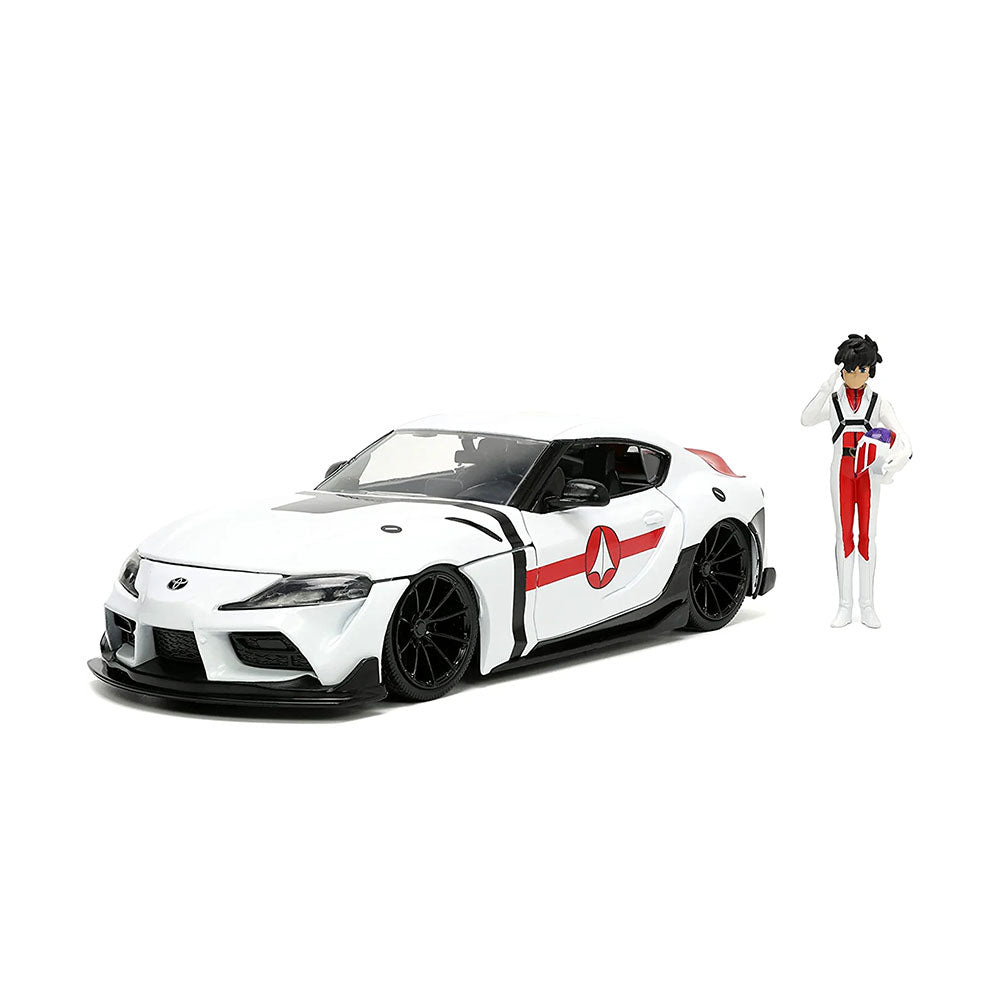 Jada Toys Hollywood Rides 1:24 Robotech Rick Hunter 2020 Toyota Supra Model Toy