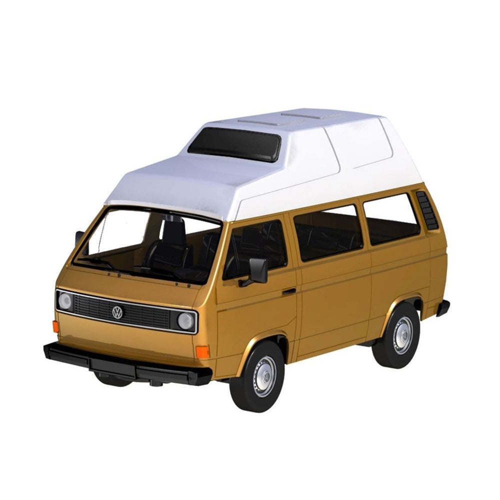 Motormax 1:24 Scale Volkswagen Type 2 (T3) Camper Van Brown Diecast Car
