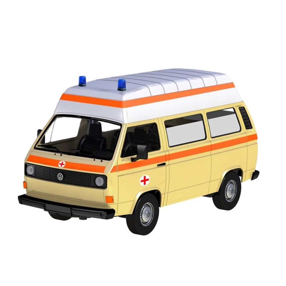 Motormax 1:24 Scale Volkswagen Type 2 (T3) High Roof Ambulance Diecast Vehicle