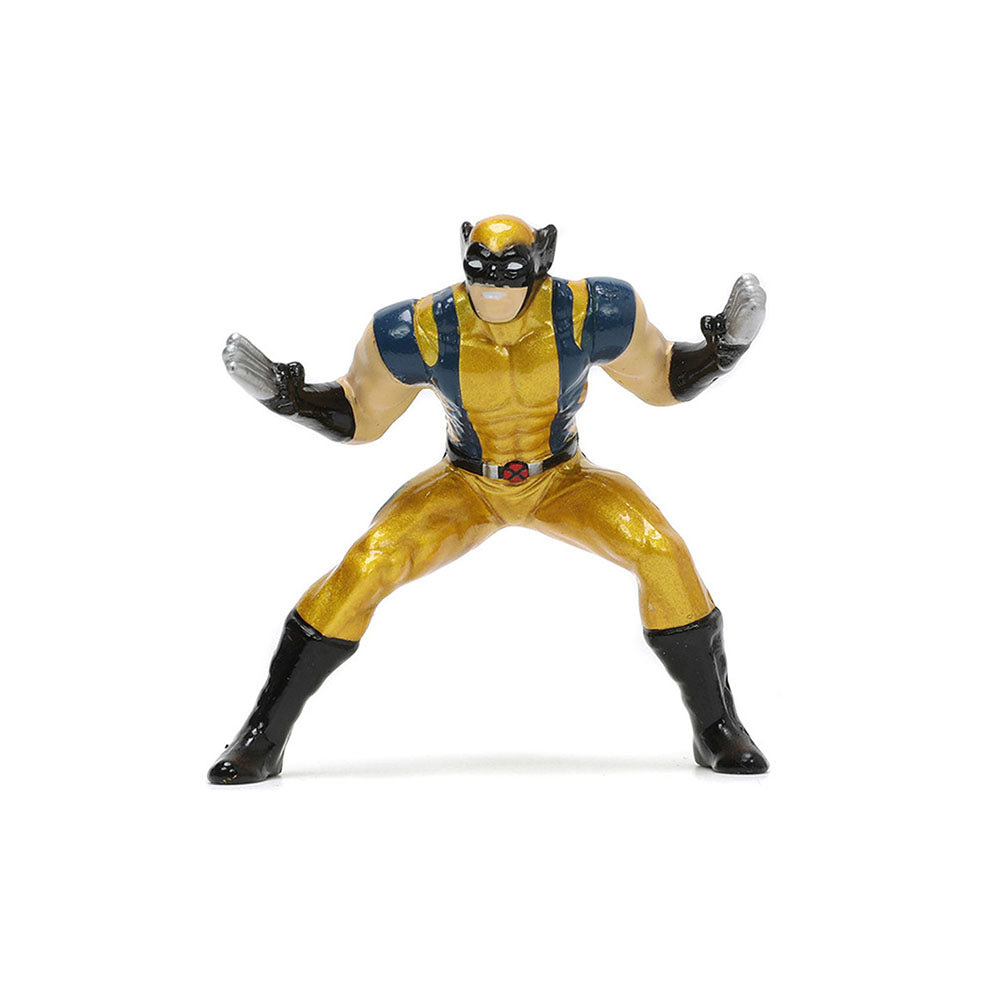 Jada Toy 1:24 Scale Xmen Wolverine Figure With 2020 Chevy Corvette Diecast Car Model