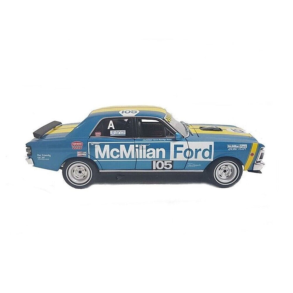 DDA 1:32 Scale Ford XY GTHO Phase III #105 Racing Blue Yellow Diecast Car Model