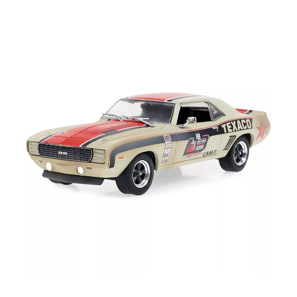 Greenlight 1:43 Scale Texaco 1969 Chevrolet Camaro RS #18 Diecast Car Model Toy