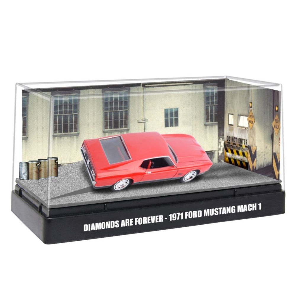 Motormax 1:64 1971 Ford Mustang Mach 1 Diamonds Are Forever James Bond Model Car