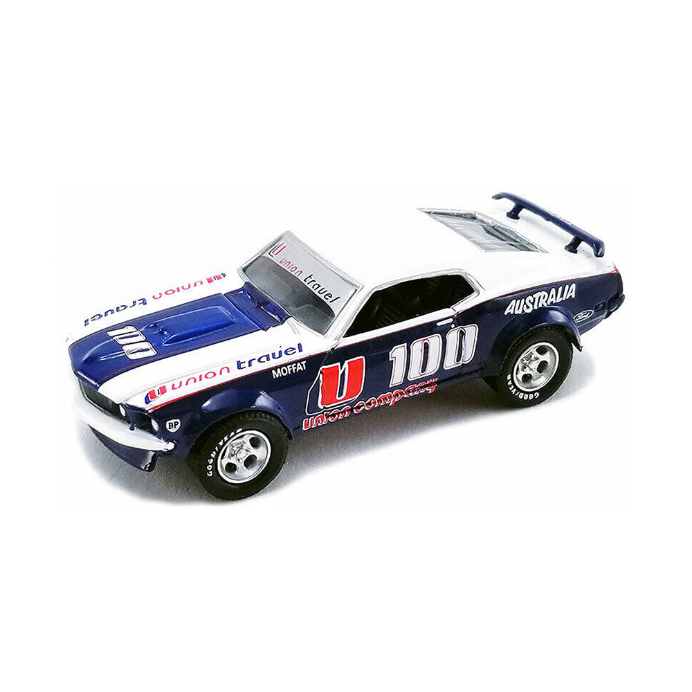 DDA 1:64 Scale Allan Moffat Collection U100 1969 Trans Am Mustang Diecast Model