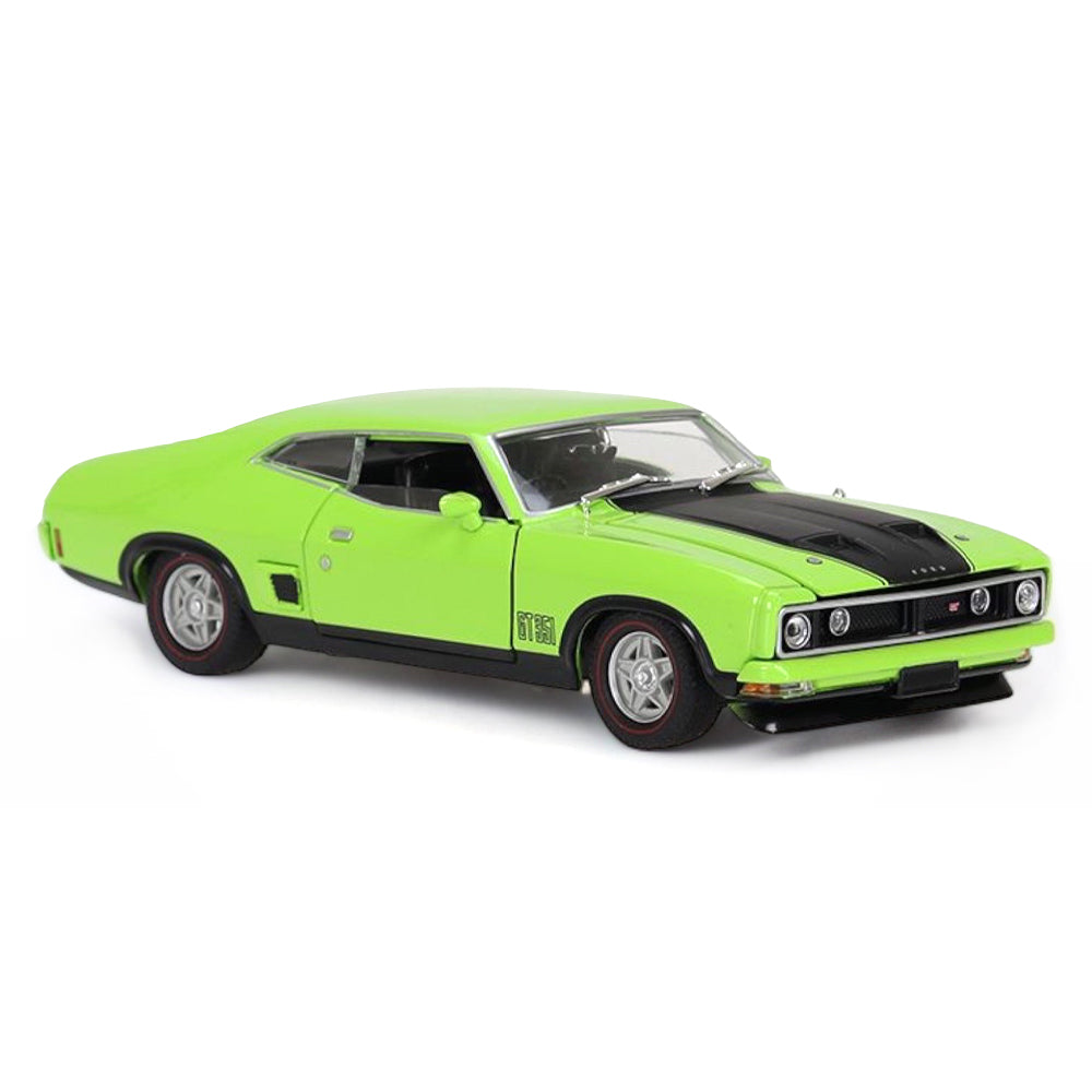 DDA 1:32 Scale XBGT Ford 2 Door Lime Green Diecast Vehicle Toy Model