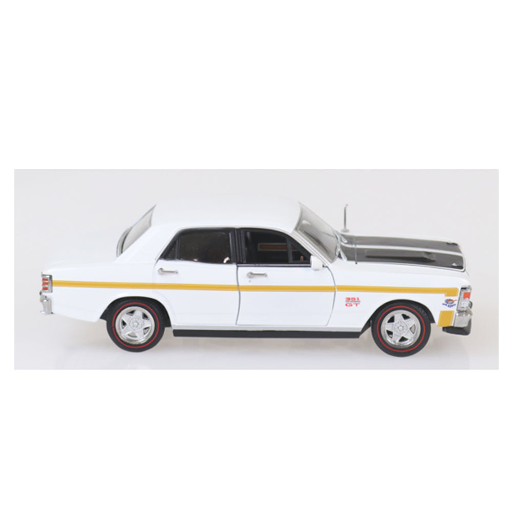DDA 1:32 Scale Ford XW Gtho Phase II White Diecast Vehicle Model