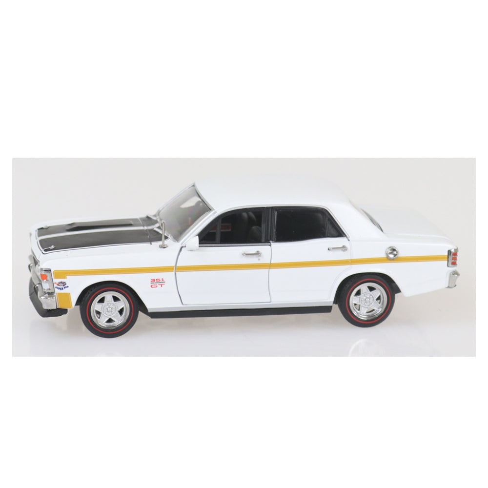 DDA 1:32 Scale Ford XW Gtho Phase II White Diecast Vehicle Model