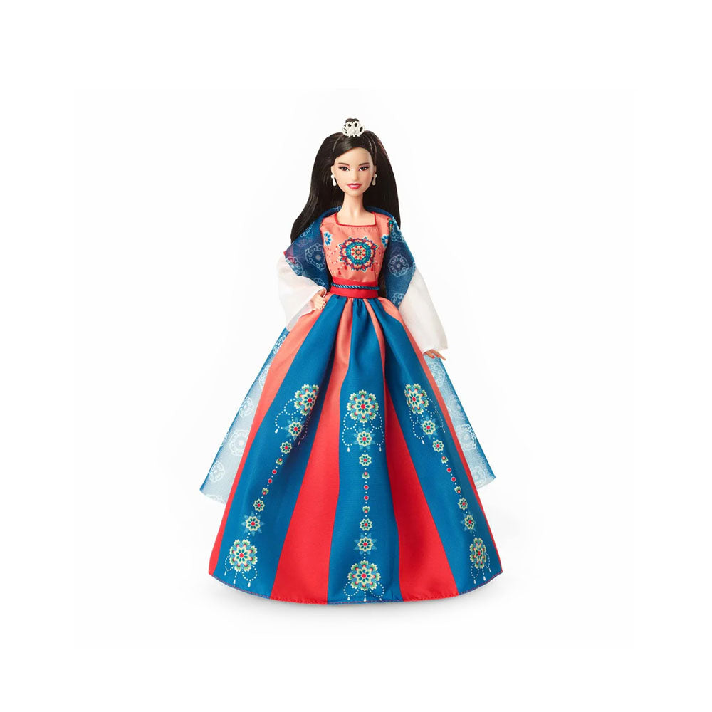 Mattel Barbie Signature 2023 Black Hair Lunar New Year Barbie Doll Model Gift