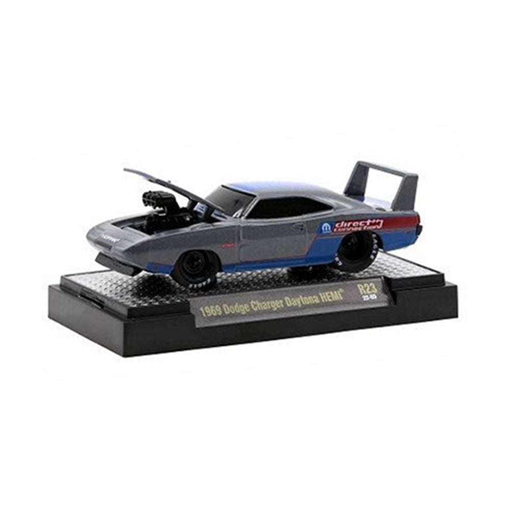 M2 Machines 1:64 Scale 1969 Dodge Charger Daytona HEMI Diecast Model Car