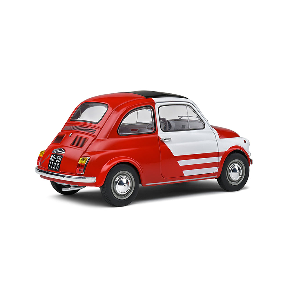Solido 1:18 Scale Fiat 500 Turbina Tribute 1965 Car Model Toy Gift S1801408