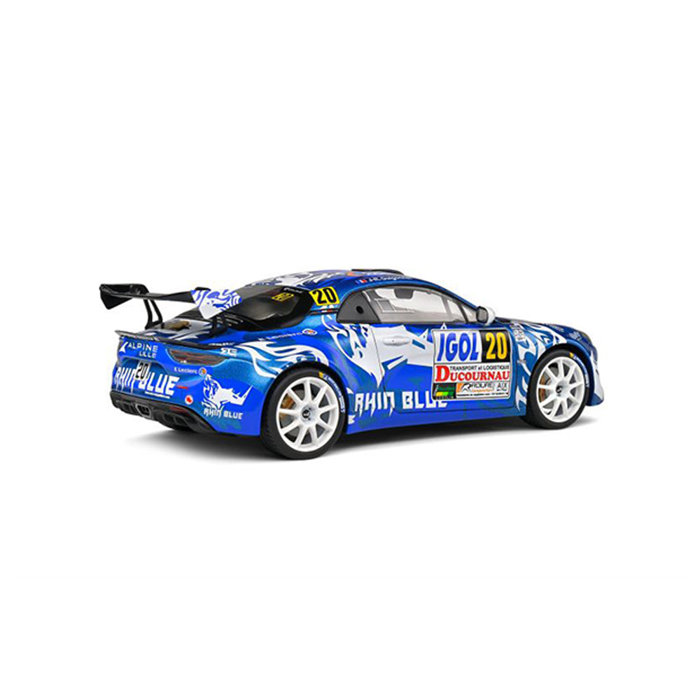 Solido 1:18 Alpine A110 Rallye #20 Du Var 2021 F.DELECOUR J-R. Guigonnet Model