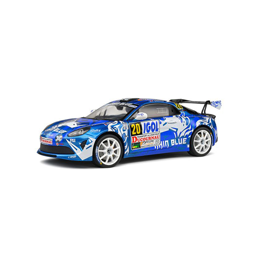 Solido 1:18 Alpine A110 Rallye #20 Du Var 2021 F.DELECOUR J-R. Guigonnet Model