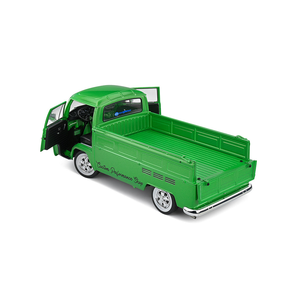 Solido 1:18 Scale Volkswagen T2 Pick-up Custom Green 1968 Van Toy Model