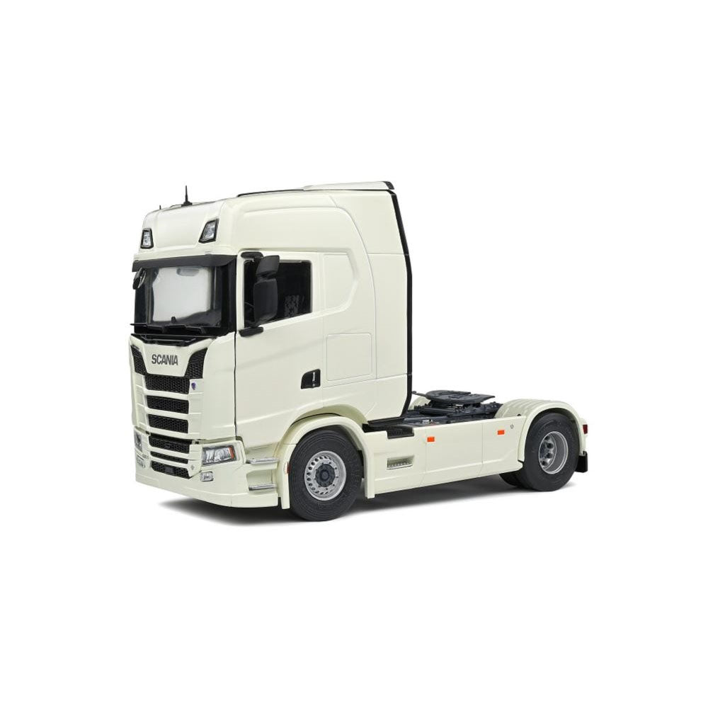 Solido 1:24 Scale Scania 580S Semi Truck Cream Diecast Metal Toy Model