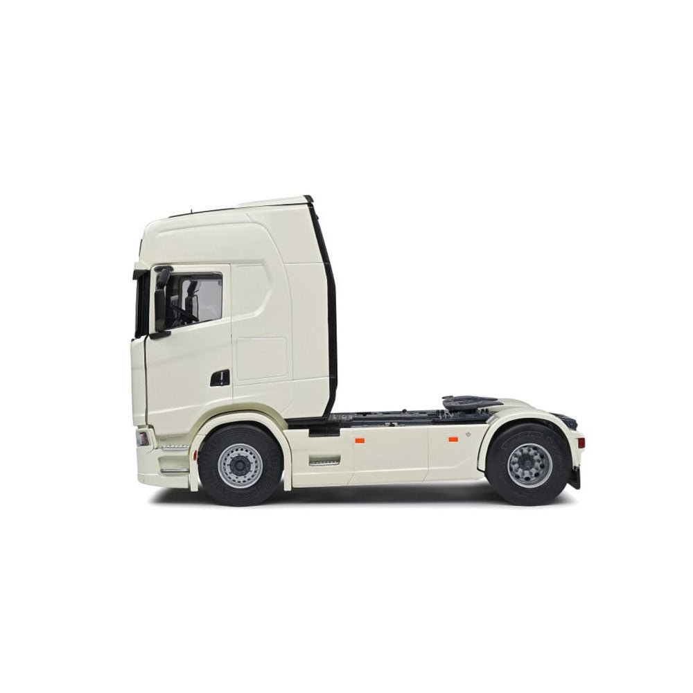 Solido 1:24 Scale Scania 580S Semi Truck Cream Diecast Metal Toy Model