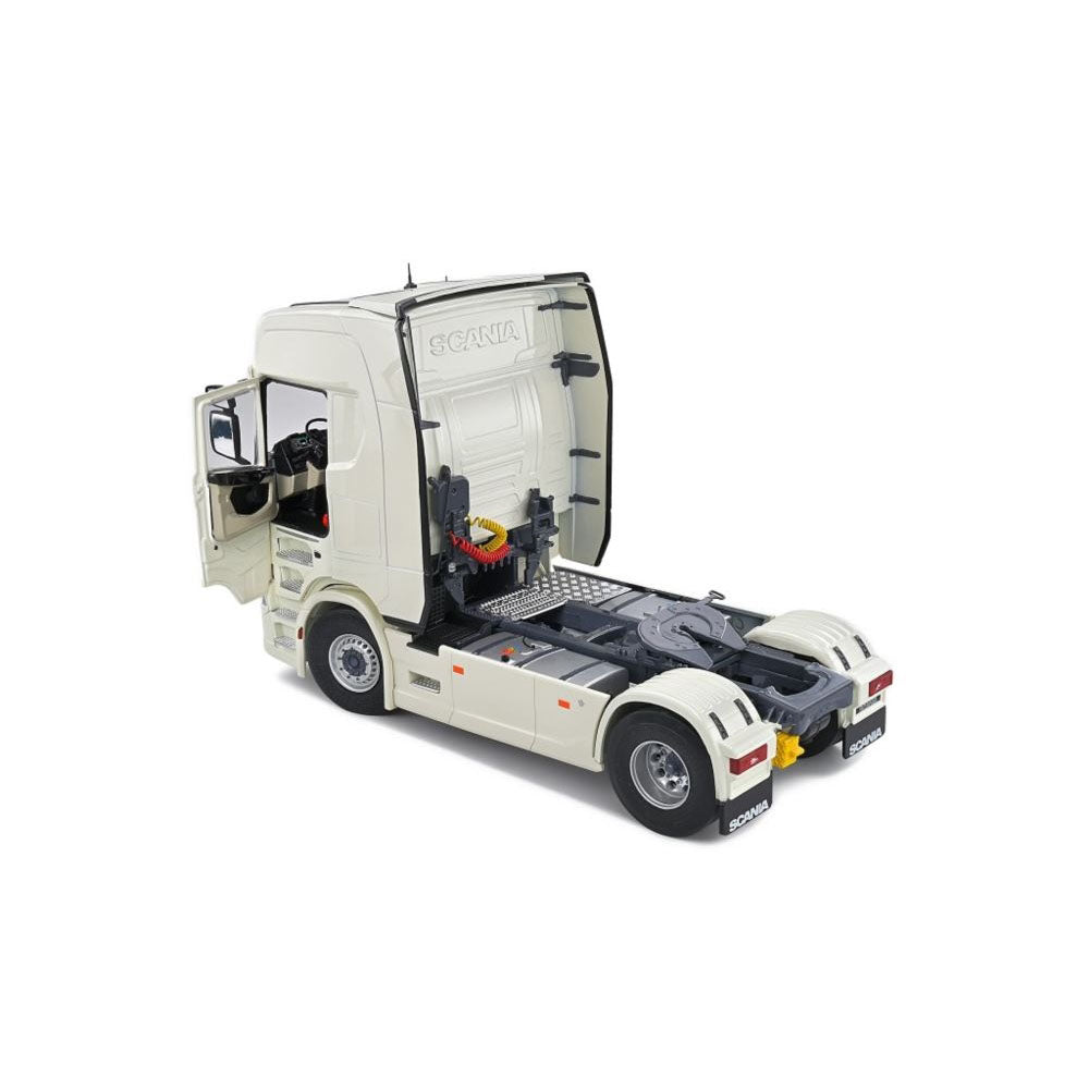 Solido 1:24 Scale Scania 580S Semi Truck Cream Diecast Metal Toy Model