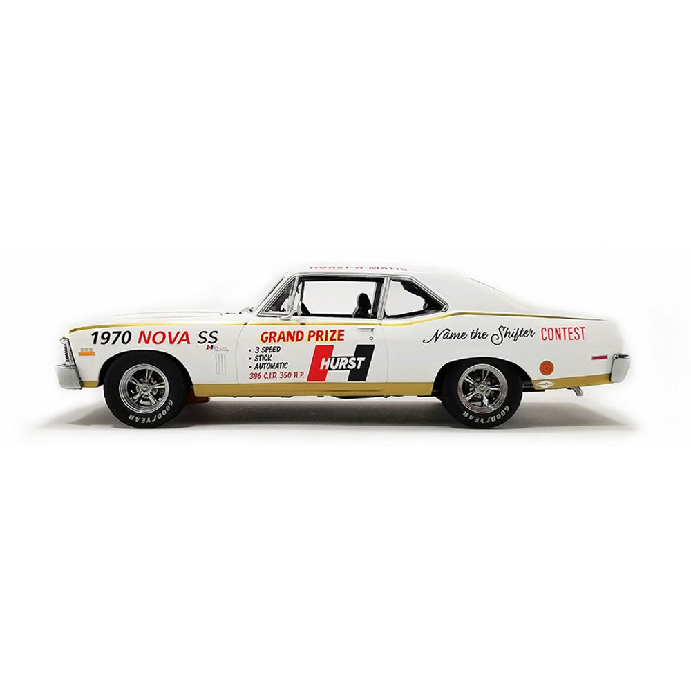 GMP 1:18 Scale 1970 Chevrolet Nova SS 54th Hurst Performance Grand Prize Car Model