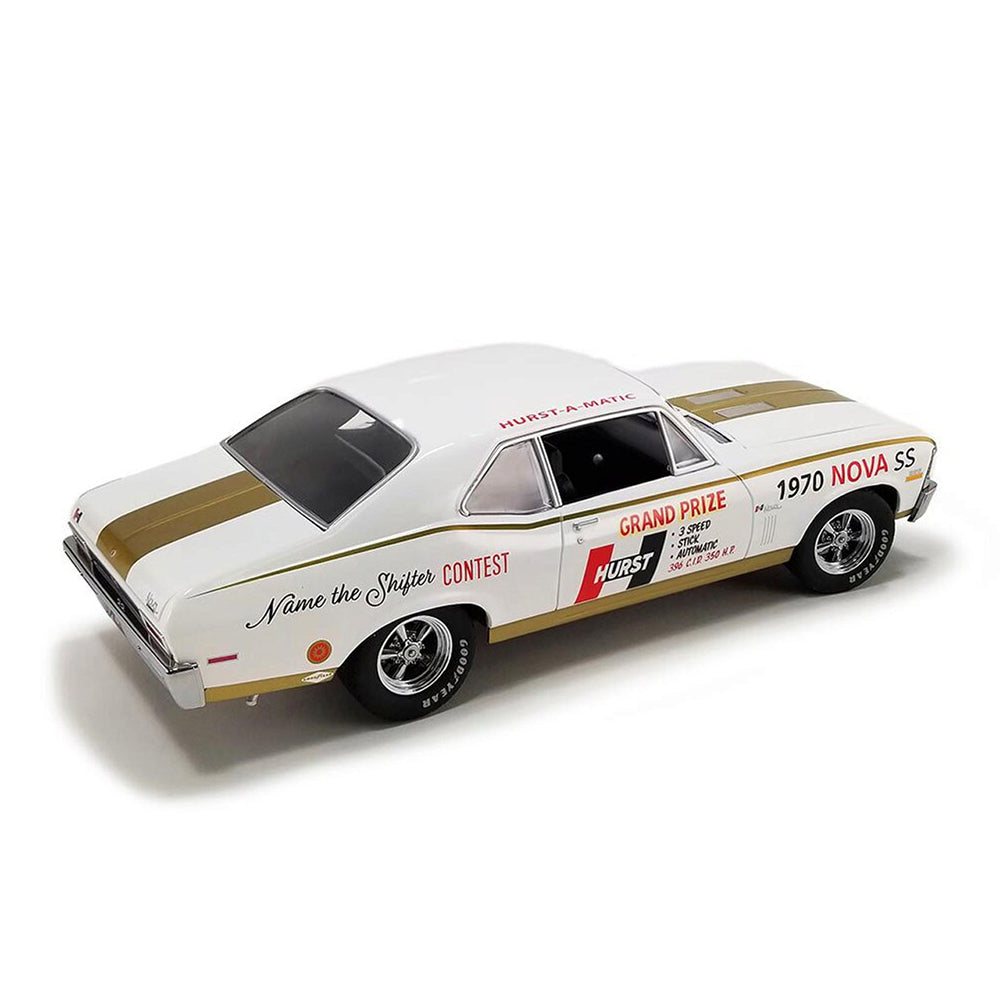 GMP 1:18 Scale 1970 Chevrolet Nova SS 54th Hurst Performance Grand Prize Car Model