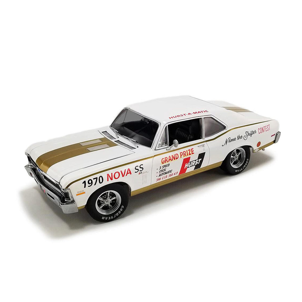 GMP 1:18 Scale 1970 Chevrolet Nova SS 54th Hurst Performance Grand Prize Car Model