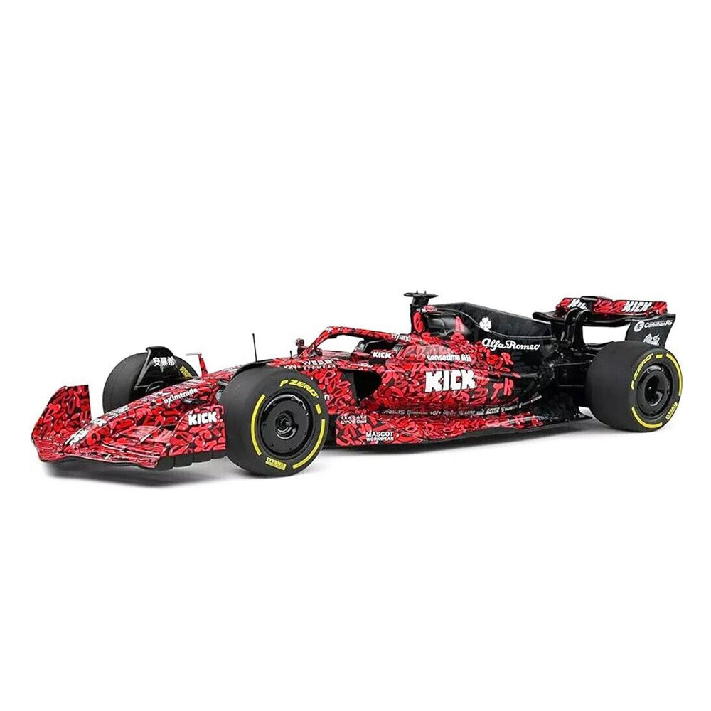 Solido 1:18 Scale 2023 Alfa Romeo F1 Team X Boogie Art Car Diecast Model