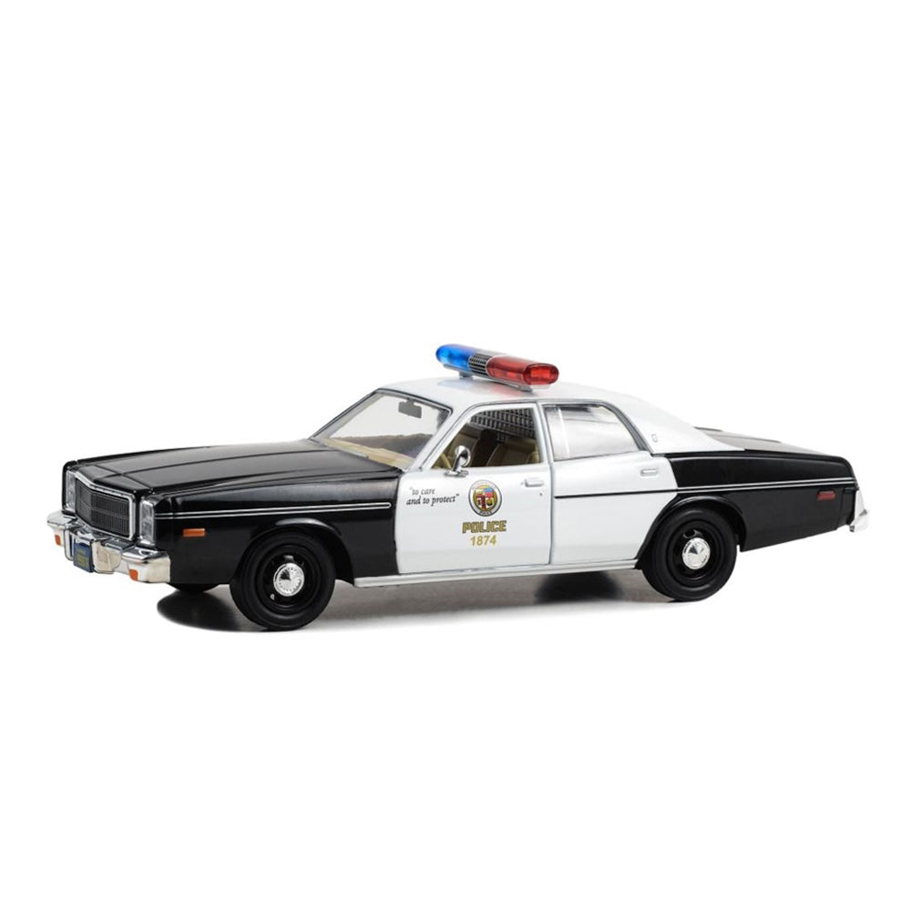 Greenlight 1:24 Scale The Terminator 1977 Plymouth Fury Metropolitan Police Car Model
