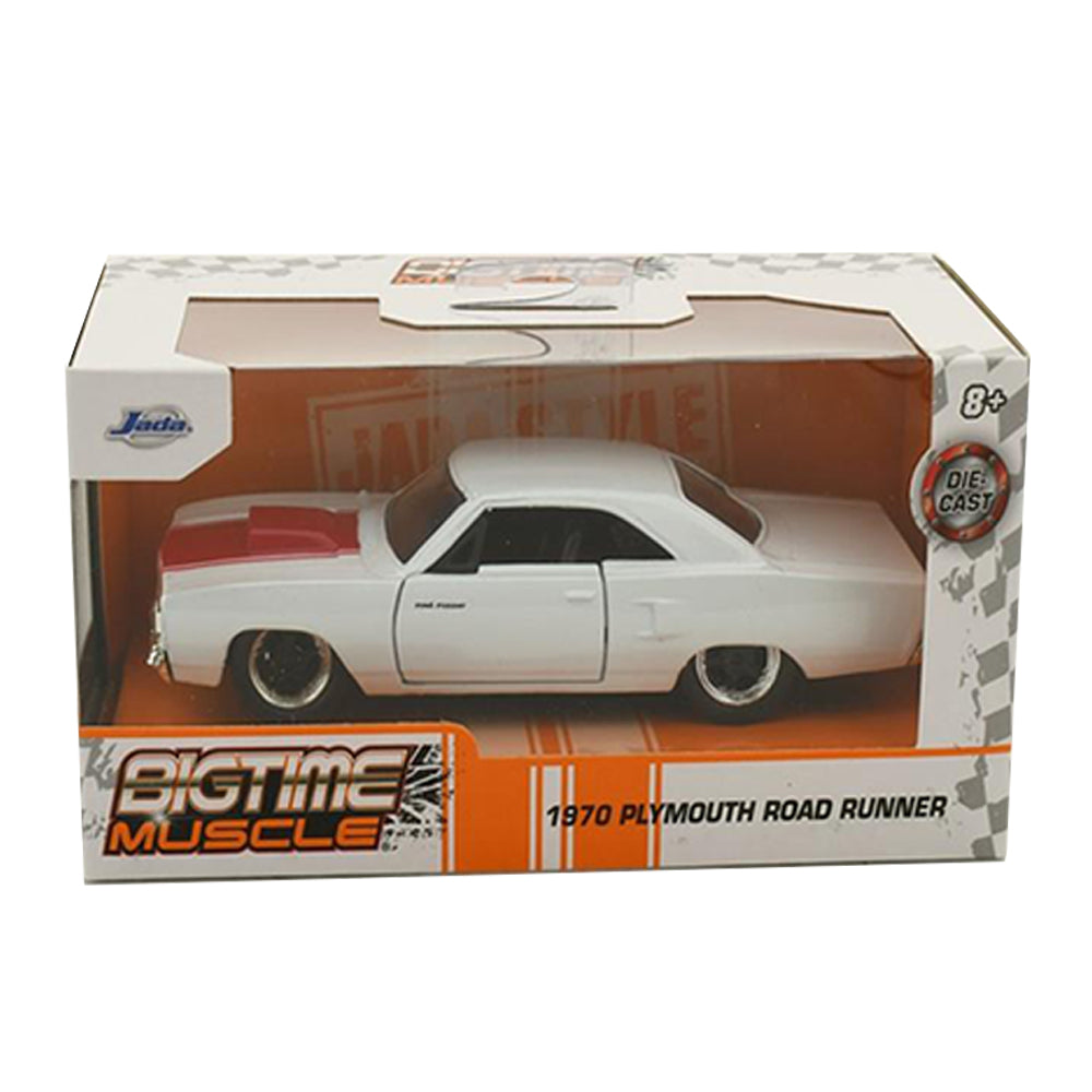 Jada 1:32 Scale Bigtime Muscle 1970 Plymouth Road Runner Diecast Model Toy