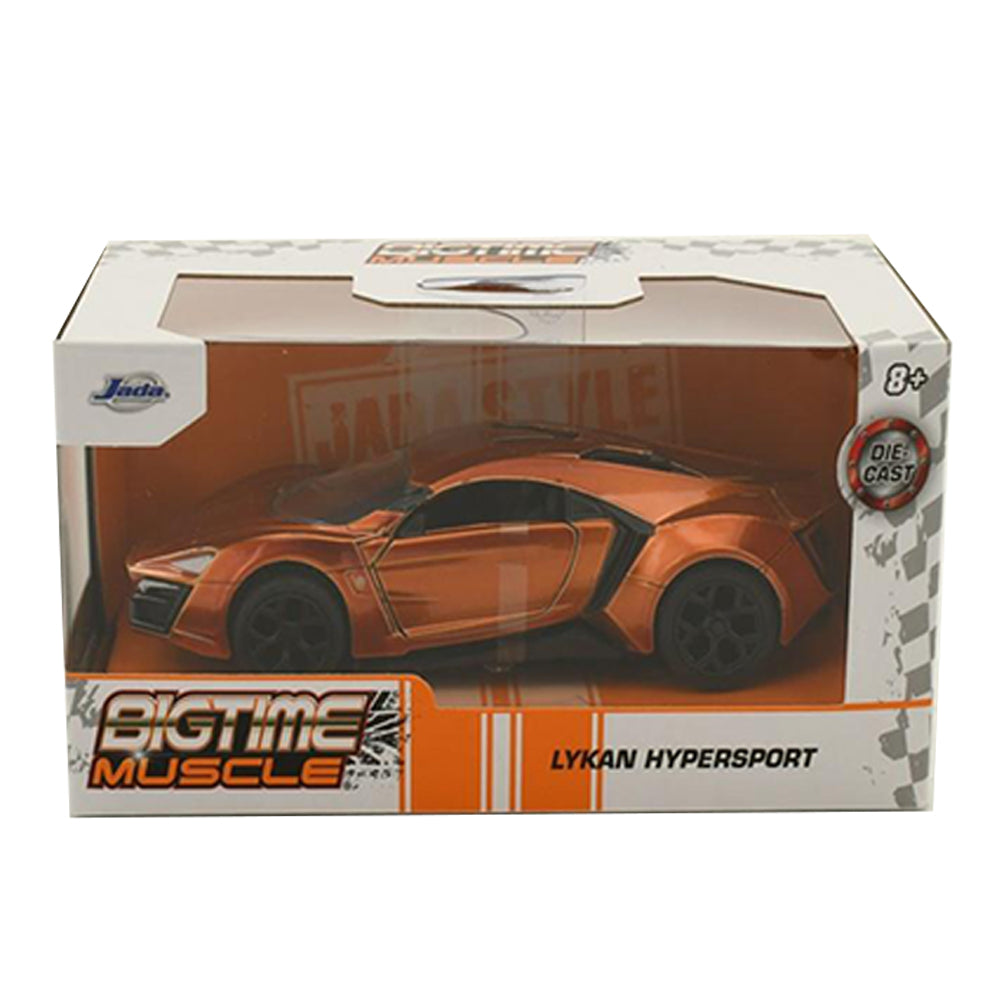 Jada 1:32 Scale Bigtime Muscle Lykan Hypersport Orange Diecast Model