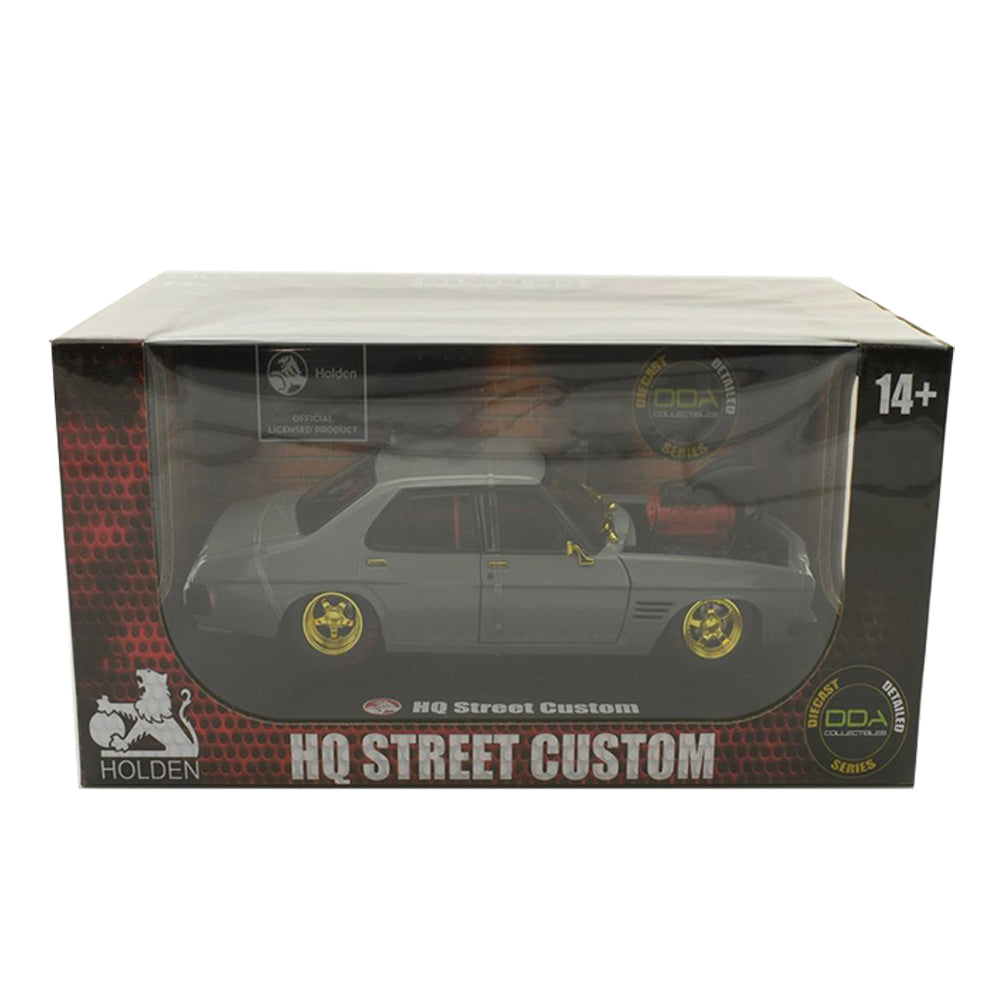 DDA 1:24 Scale Cool Grey Blown HQ Custom Golden Wheels Chase Version Model