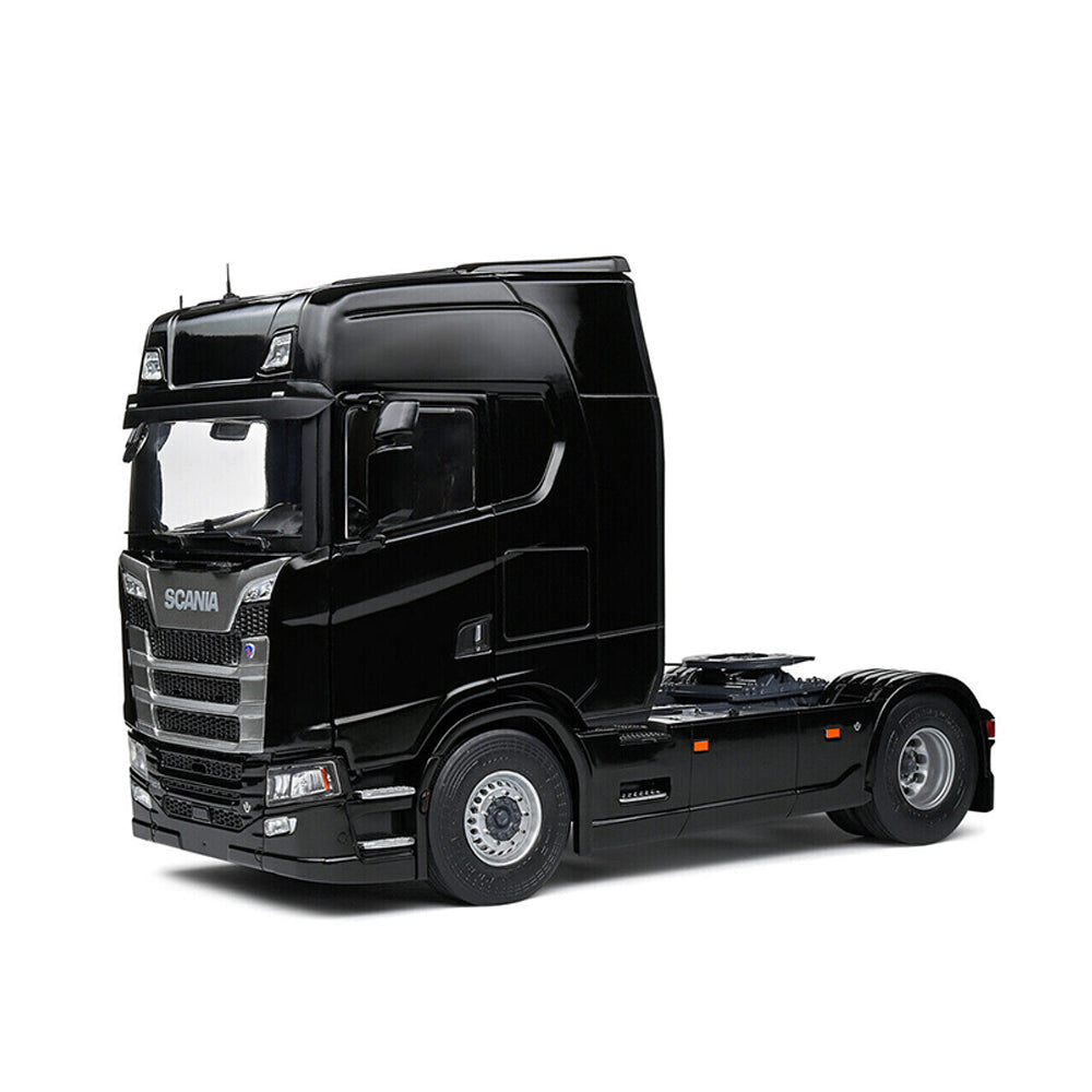 Solido 1:24 Scale Scania S580 Highline Semi Truck Black Diecast Model