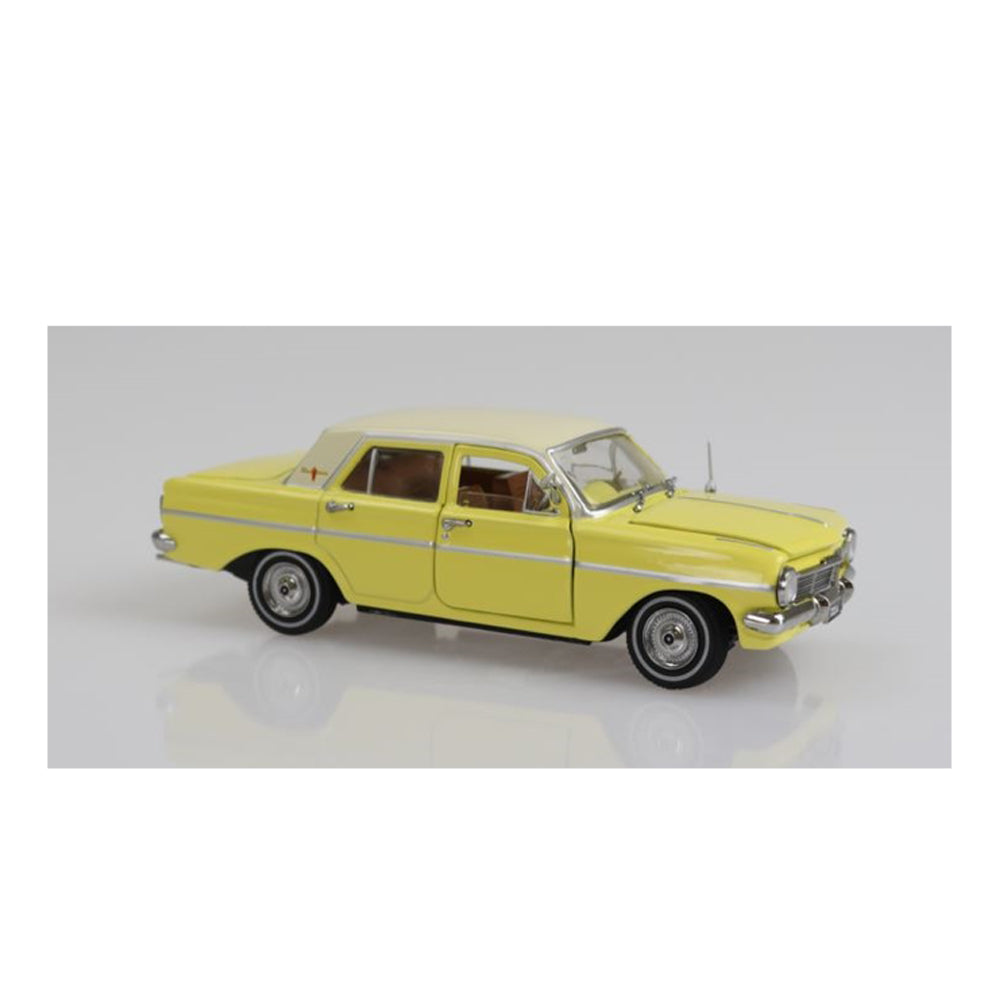DDA 1:32 Scale Holden EH Premier Sedan 2 Tone Yellow White Diecast Car Model
