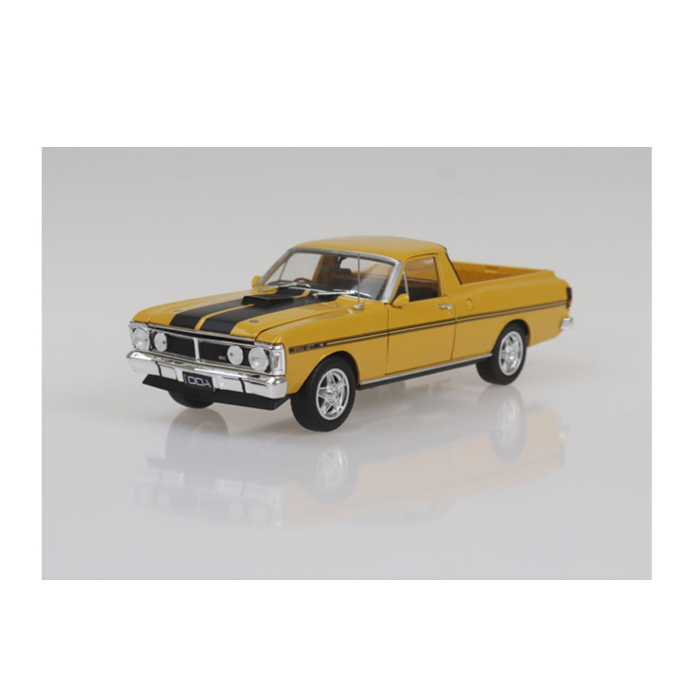 DDA 1:24 Scale 1971 XY GTHO Ford Falcon Ute 351 T-Bar Auto Yellow Ochre Model