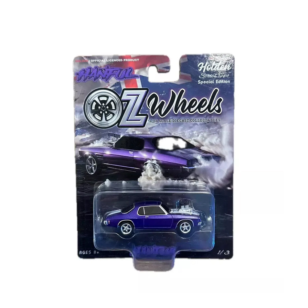 DDA 1:64 Scale Hanful Holden HQ Monaro OZ Wheels Purple Diecast Vehicle