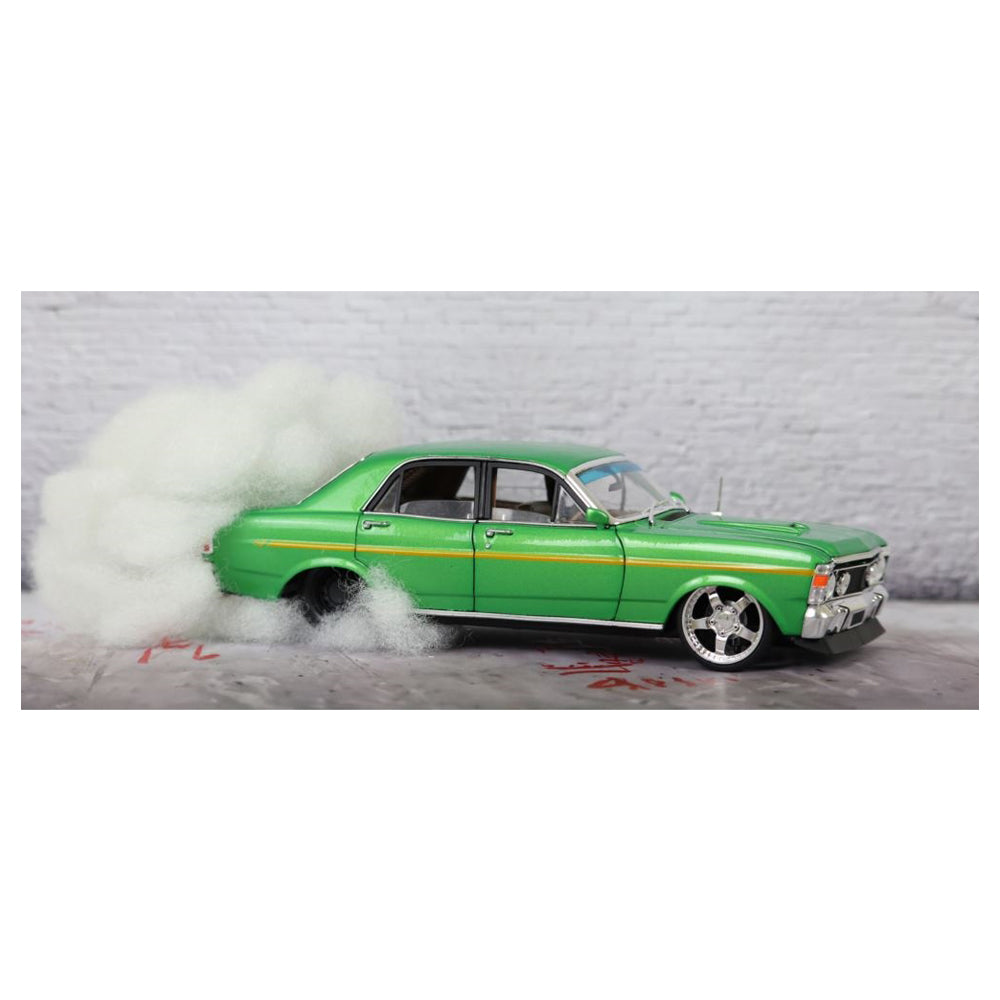 DDA 1:24 Scale 1969 XW GS Ford Burnout Car Green Diecast Toy Collectible