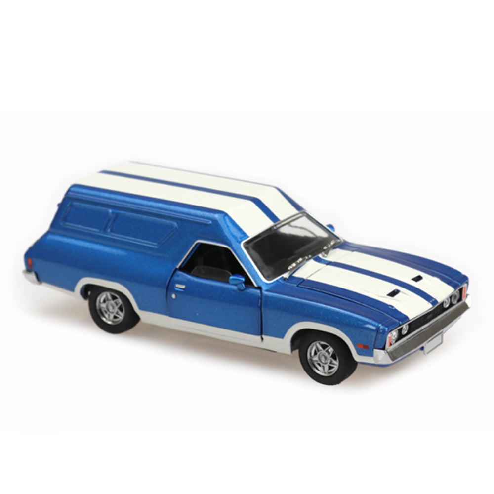 DDA 1:32 Scale Ford XC Panel Van Dark Blue With White Stripes Model Replica