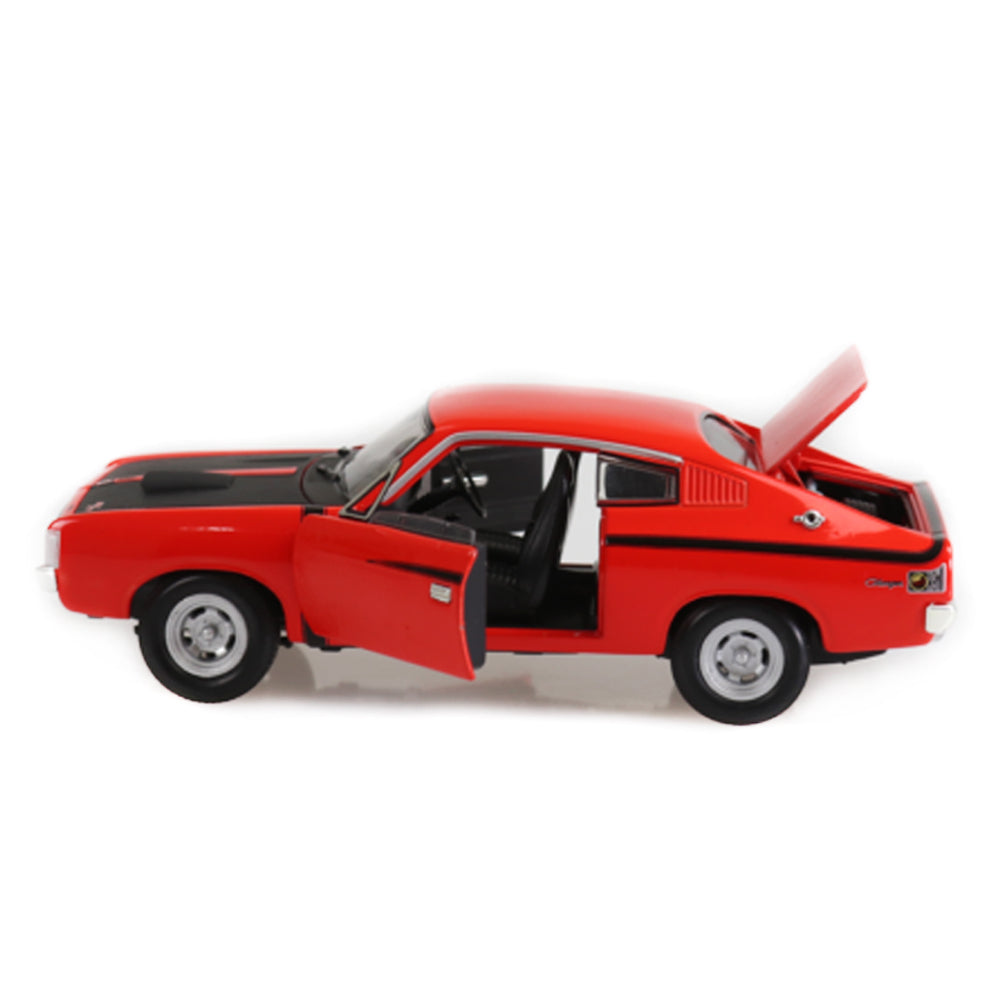 DDA 1:32 Scale Hot Red E38 Valiant Charger Street Model Car Replica