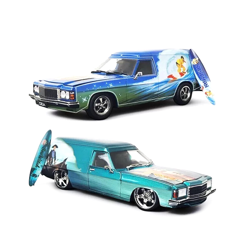 DDA 1:24 Scale Sea Witch Holden HJ Panel Van Twin Set 50th Anniversary Collectible