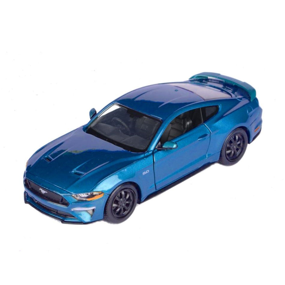DDA 1:24 Scale 2018 Ford Mustang GT Right Hand Drive Blue Diecast Car