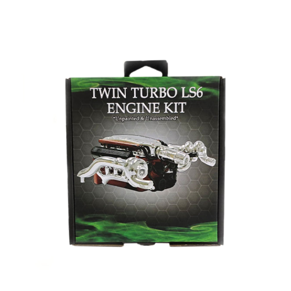 DDA 1:24 Scale Twin Turbo LS6 Engine Kit For A9X/LX SS Torana Plastic Kits