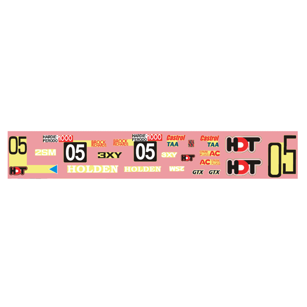 DDA 1:24 Scale Holden A9X Torana 1978 Bathurst Winner Decal Kit Accessory