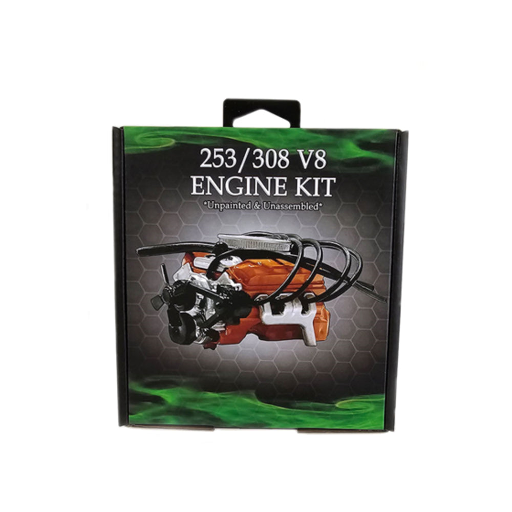 DDA 1:24 Scale 253/308 V8 Engine Kit For A9X/LX SS Torana Plastic Kits