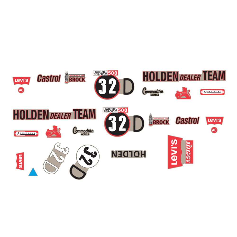 DDA 1:24 Scale #32D LC Torana Bathurst Decal Kit For Holden Model Car