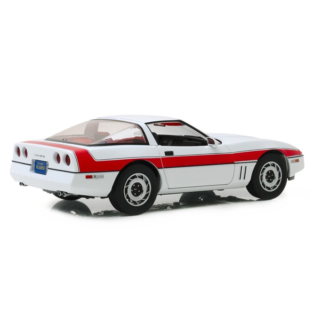 Greenlight 1:18 Scale A Team 1984 Chevrolet Corvette C4 White Diecast Car